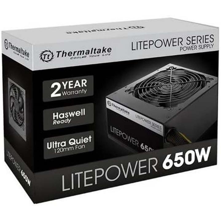 منبع تغذیه کامپیوتر ترمالتیک مدل Litepower 650W Thermaltake Litepower 650W Computer Power Supply